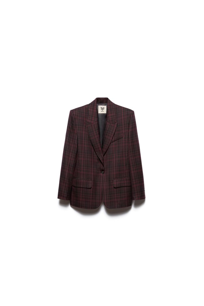 OVER BLAZER NOA - Ruby check