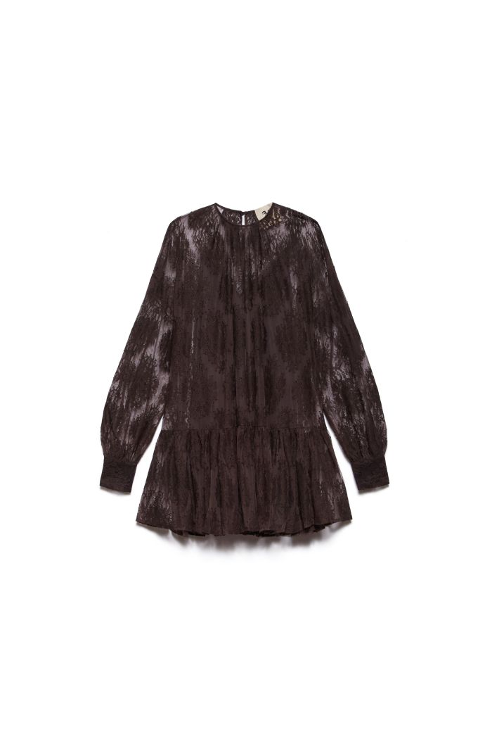 MAXI DRESS VIVÌ - Choco