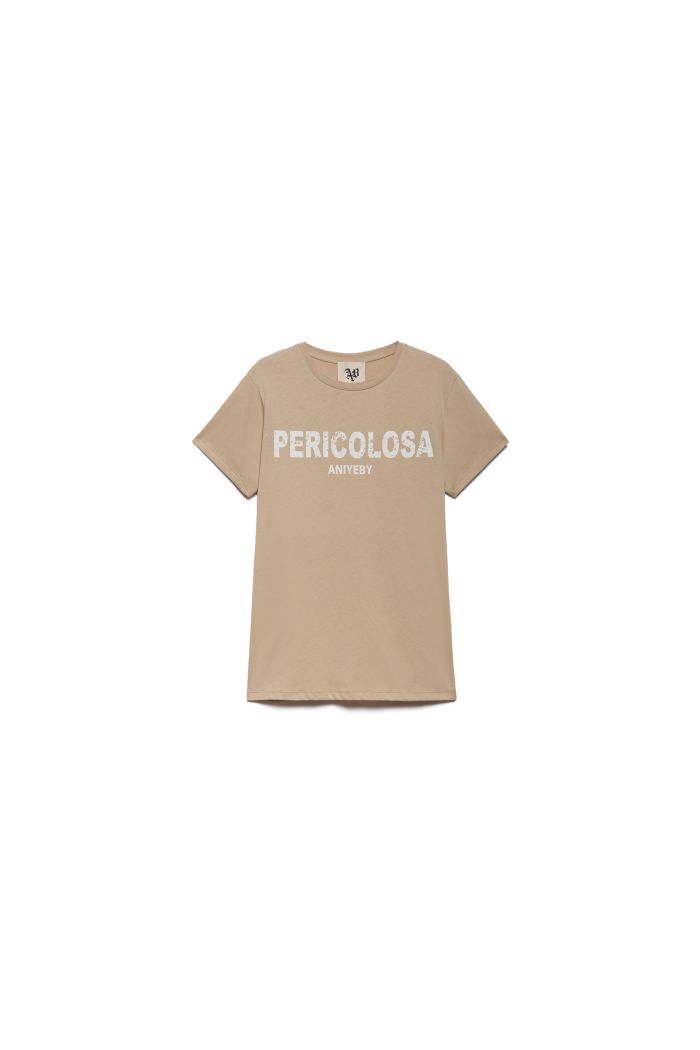 PERICOLOSA TEES - Almond