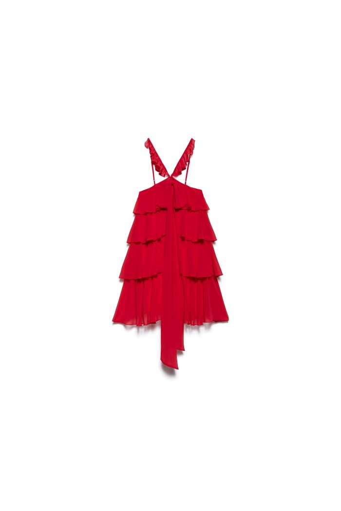 RIBBON DRESS TEODORA - Cherry jane