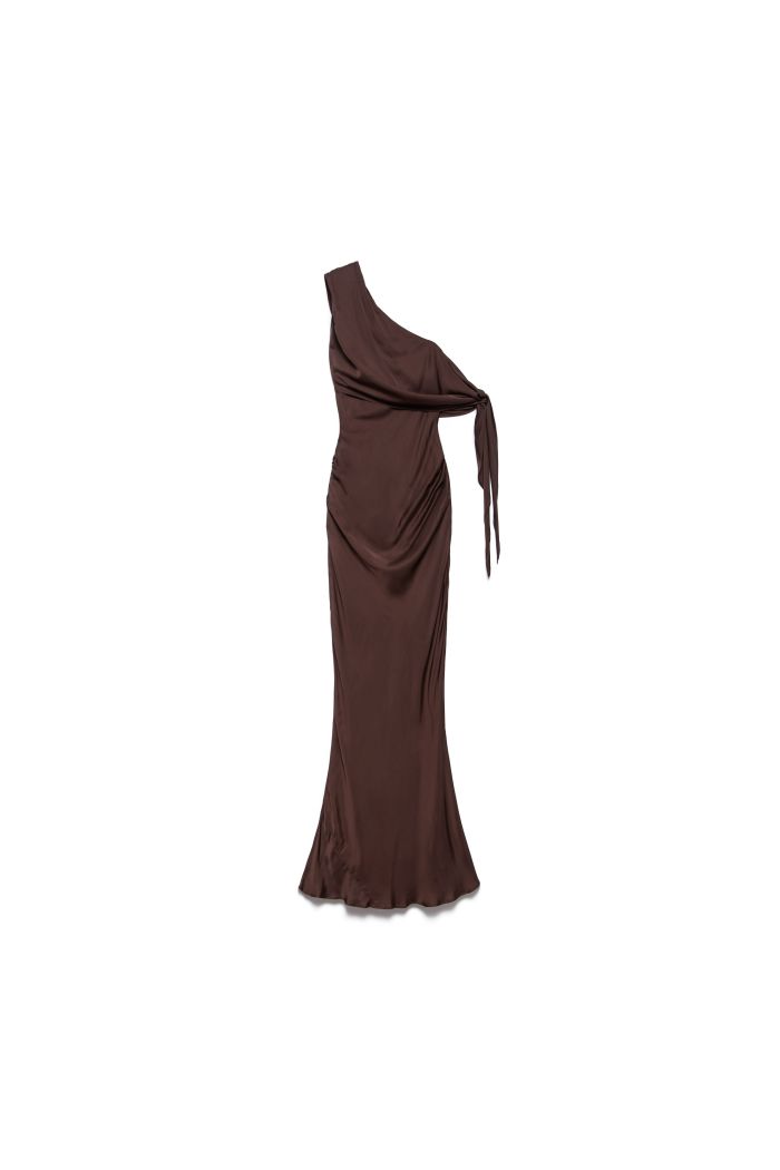 LONG DRESS COCO - Choco