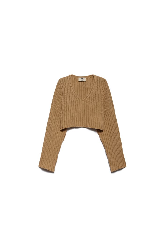 CROP VICKI - Lovely beige