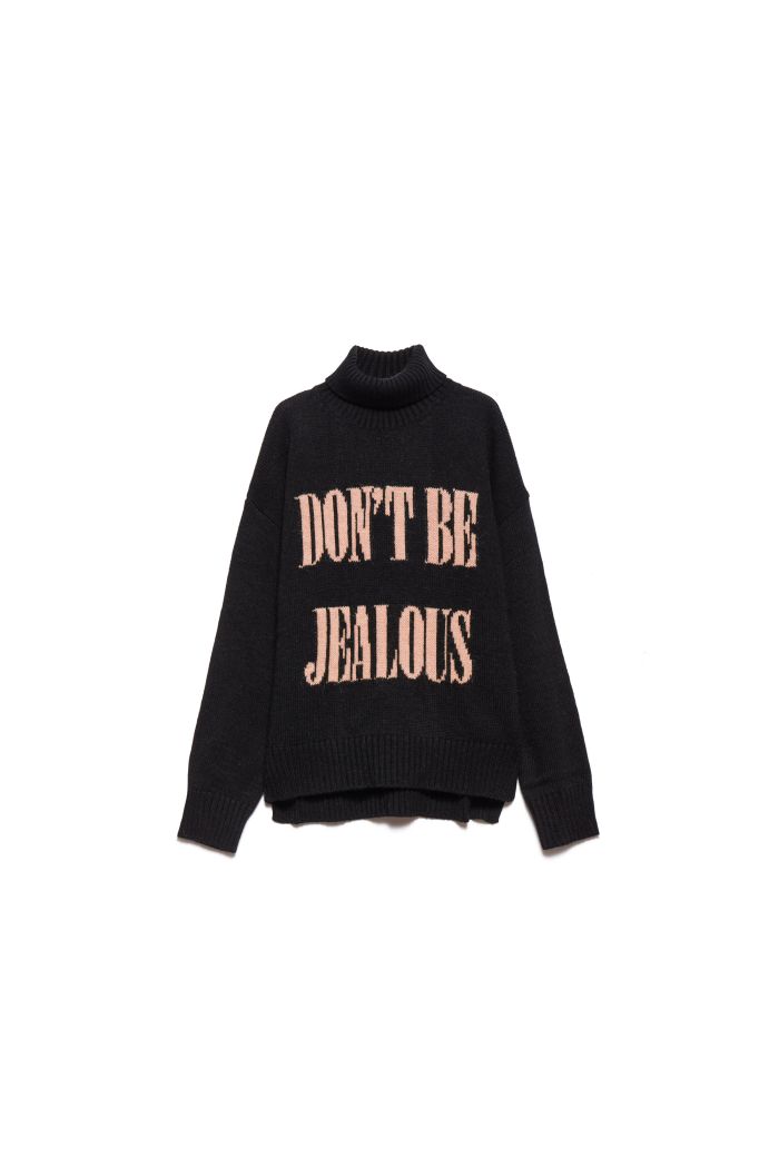 TURTLENECK KOLOR - Black