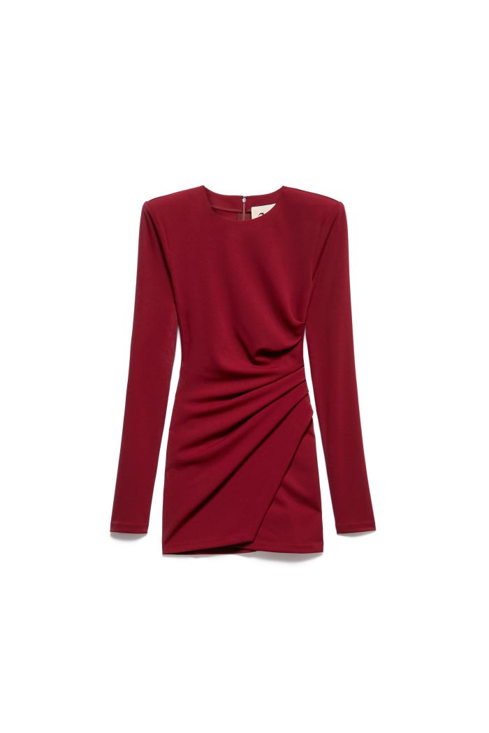 MINI DRESS SIENNA - Burgundy