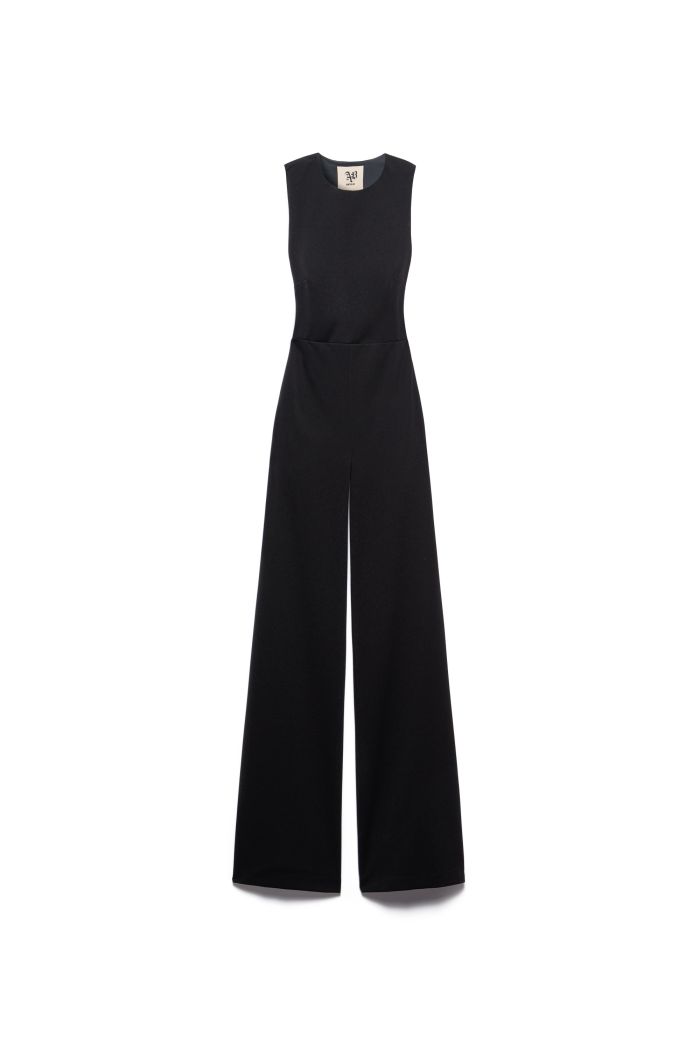 BACK JUMPSUIT SIENNA - Black