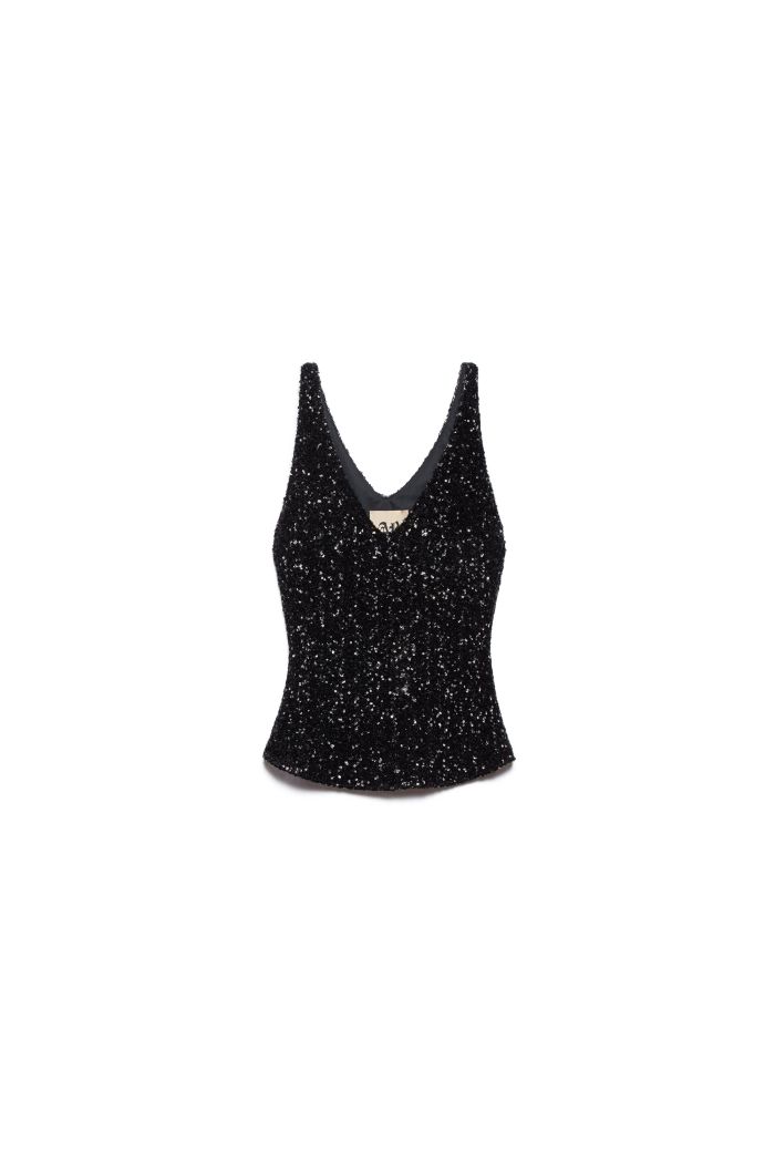 TOP LUXY - Black