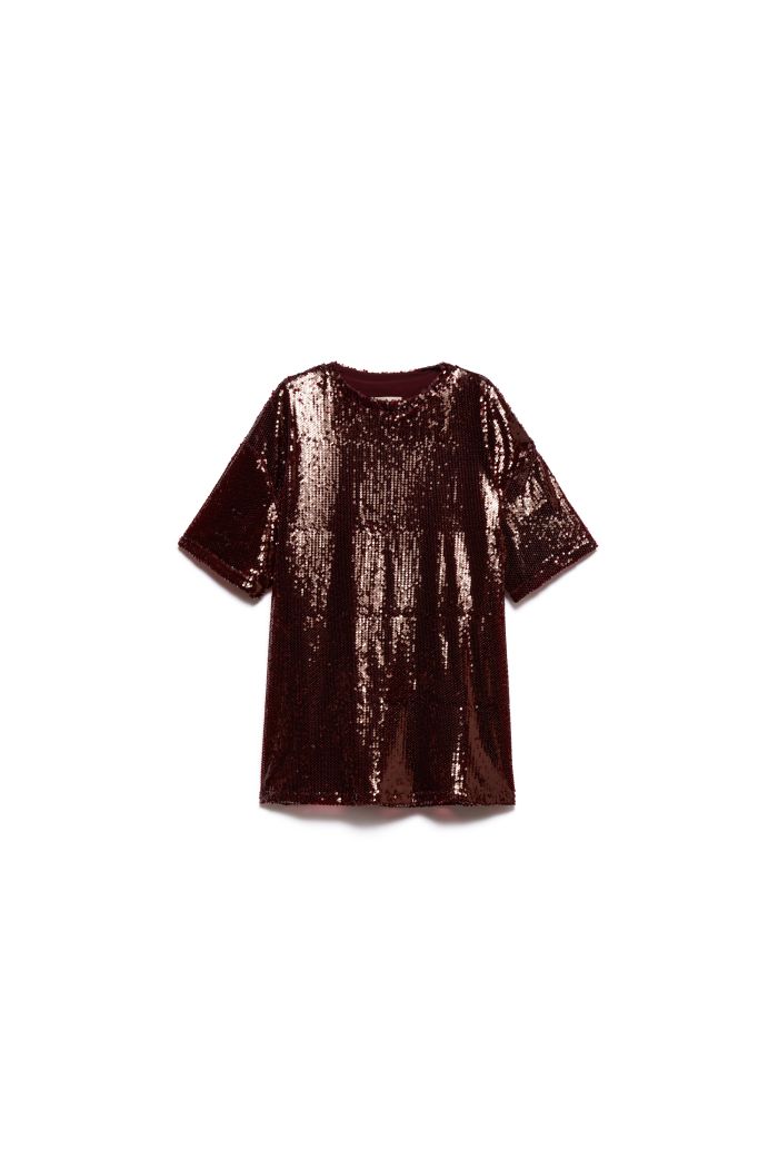 MAXI SHIRT LUCINDA - Ruby noir