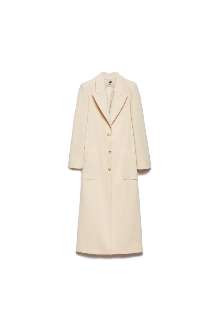 LONG COAT JANIS - Almond