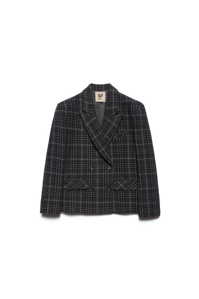 JACKET VALENTINA - Iron check