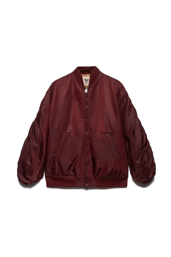 OVER BOMBER KATE - Burgundy