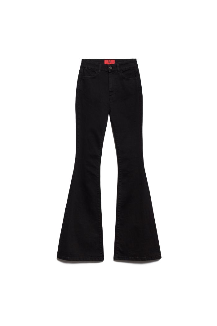 FLARED MEGGY - Black