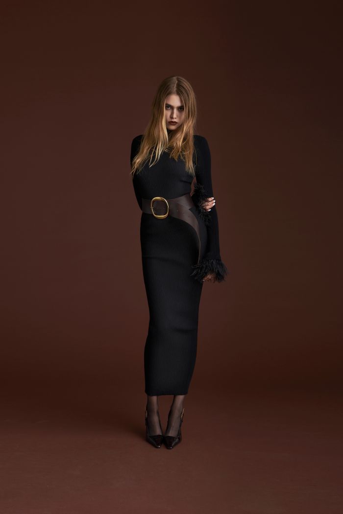 LONG DRESS PLUME