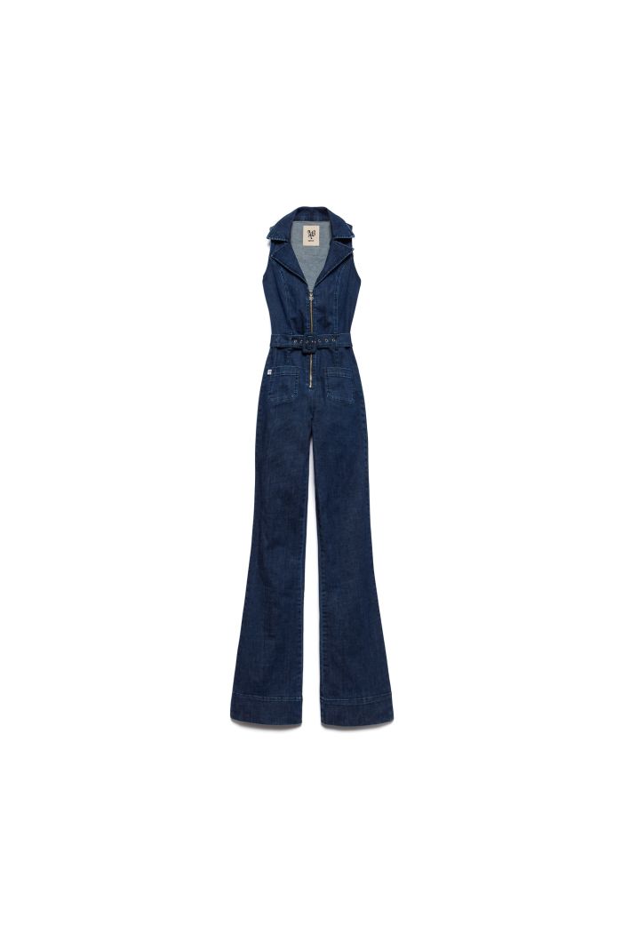 JUMPSUIT MARGO' - Vintage blu