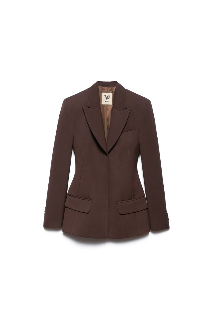 BUSTIER JACKET DANDY - Moka