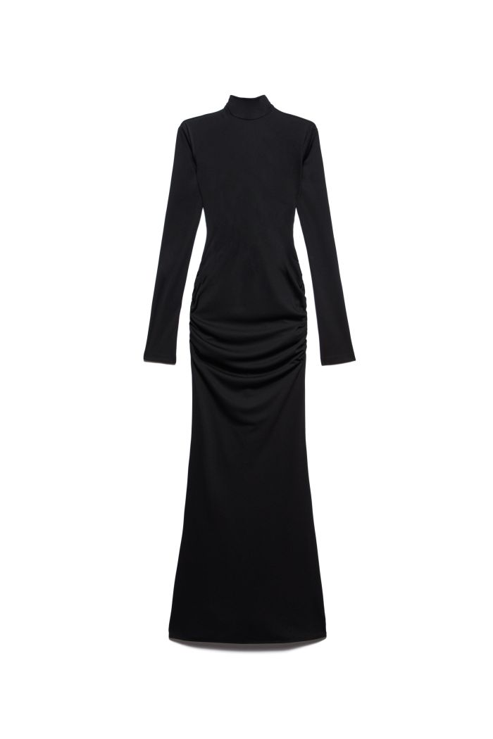 LONG DRESS FLEUR - Black