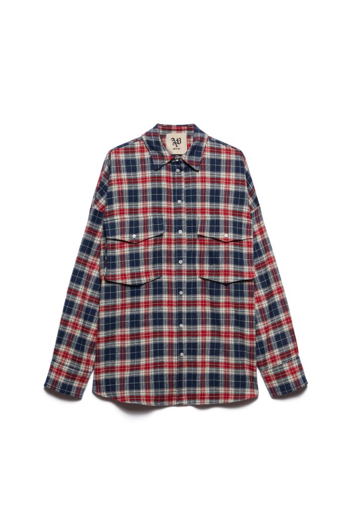 SHIRT GWEN - Blu check