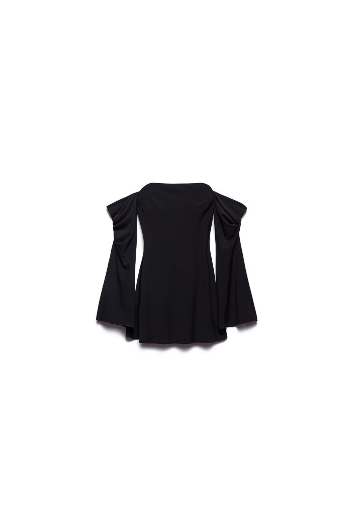 UNSHOULDER DRESS DEMI - Aniye By