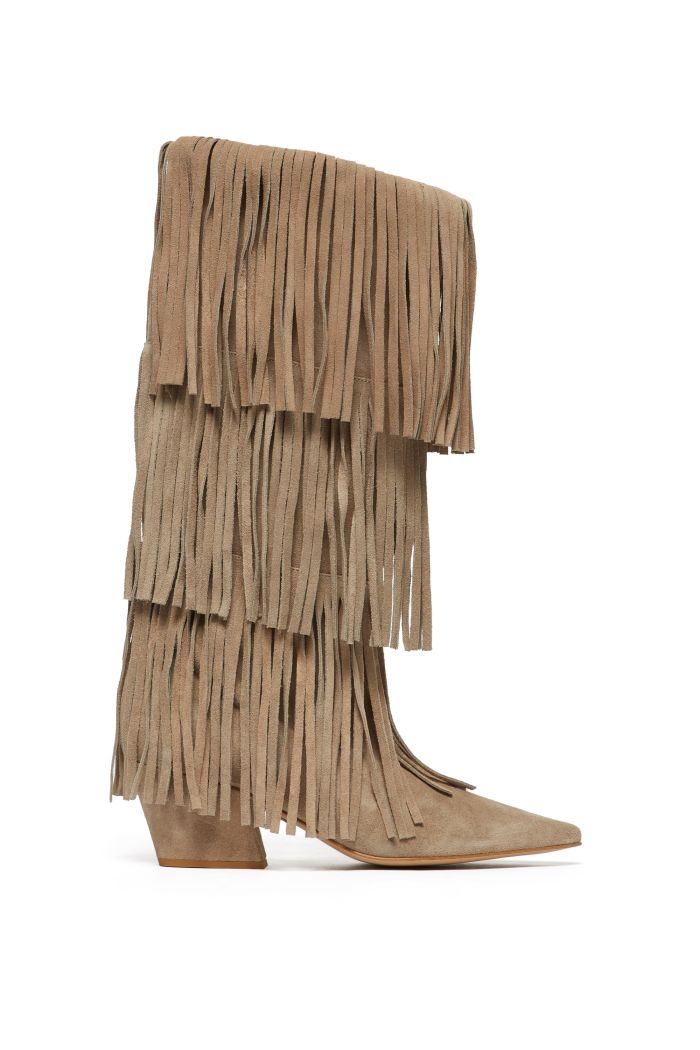 COWBOY FRINGES BOOTS