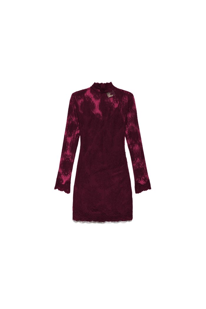 MINI DRESS VIVÌ - Ruby noir