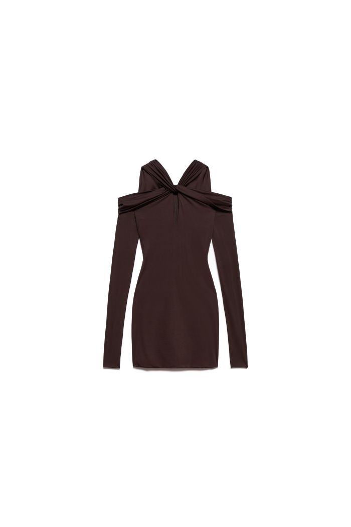 MINI DRESS DAFFY - Choco