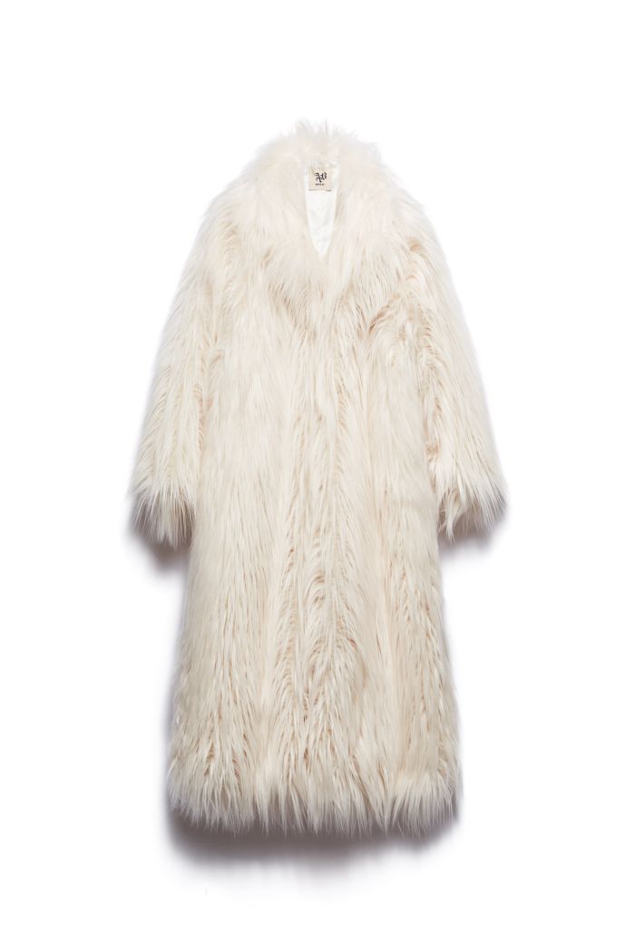 FAUX FUR PENNY - Almond