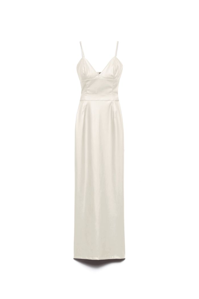 LONG DRESS CARLY - Almond