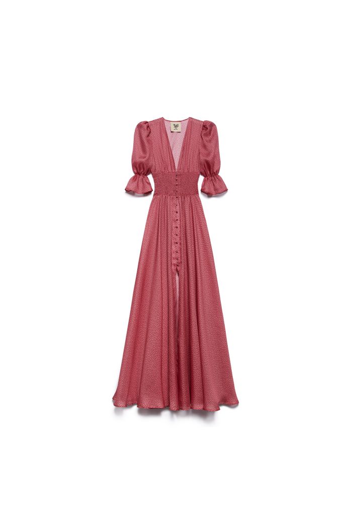 LONG DRESS TILDA - Deep ribbon