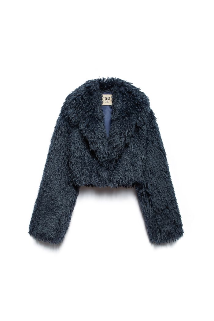 CROP FUR POISON - Bleu