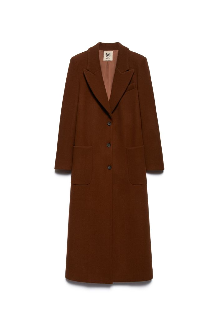 LONG COAT JANIS - Choco