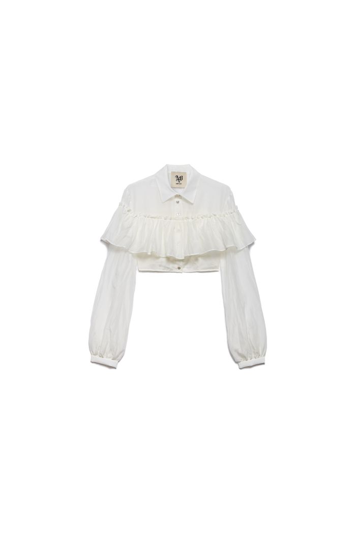 CROP SHIRT CARMEN - Fairy milk