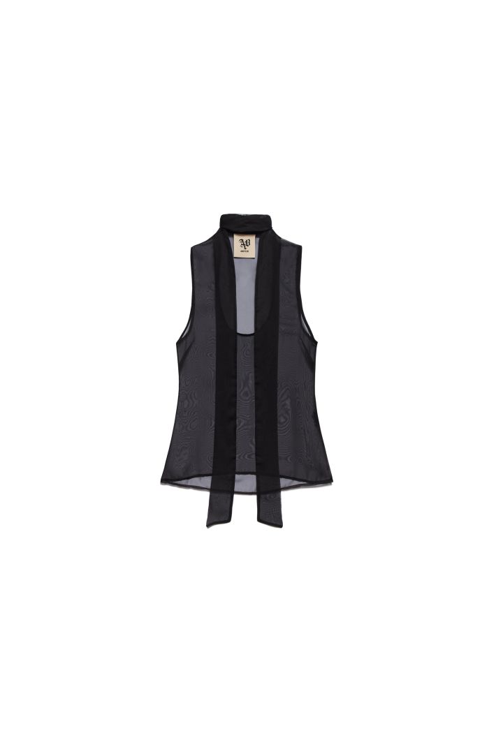 SCARF TOP IVETTE - Black