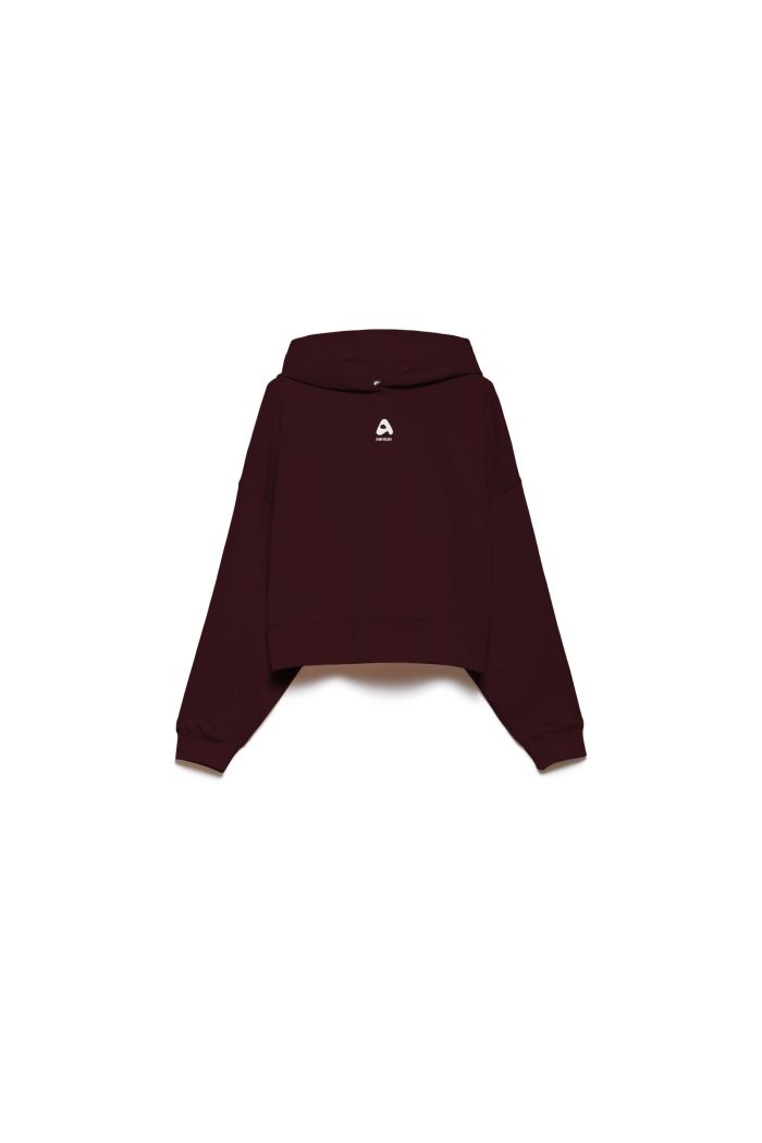 BOXY HOODIE ANIYE - Ruby noir