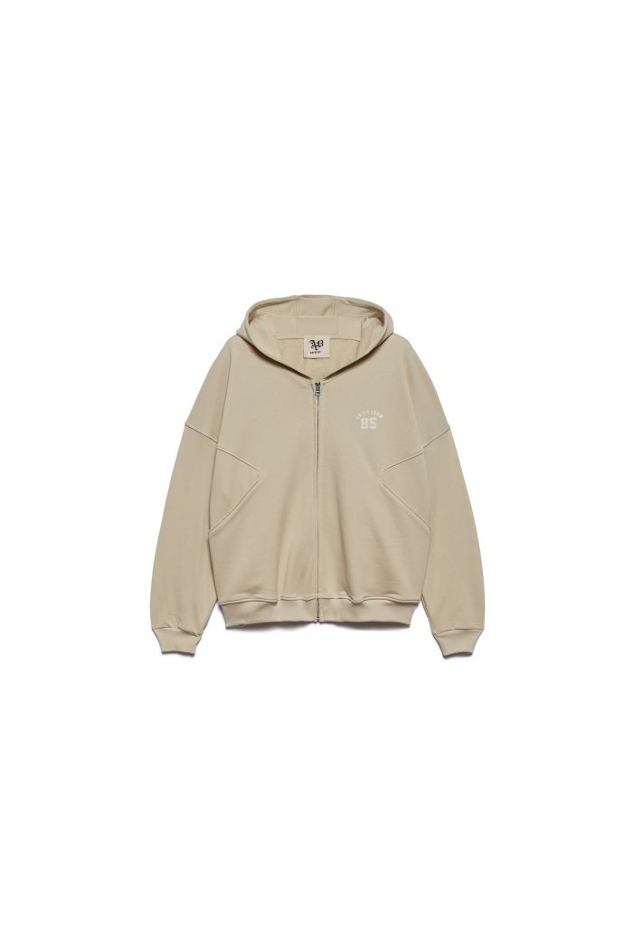 HOODIE COLLEGE - Ivory