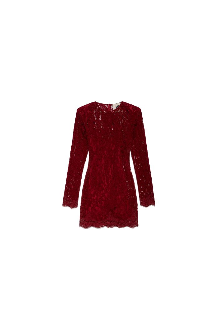 TUBE DRESS NOLA - Rouge noir