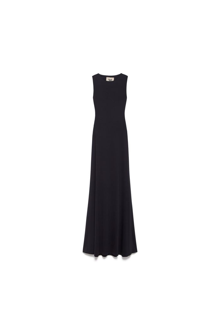 LONG DRESS SOLEN - Black