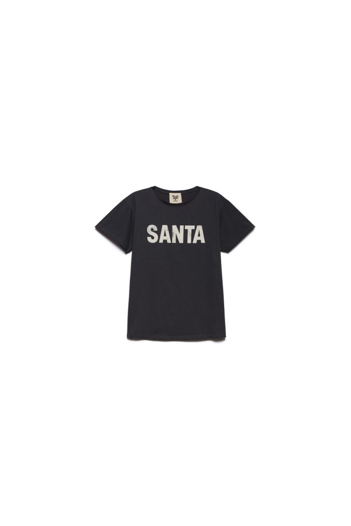 T-SHIRT SANTA - Asphalt