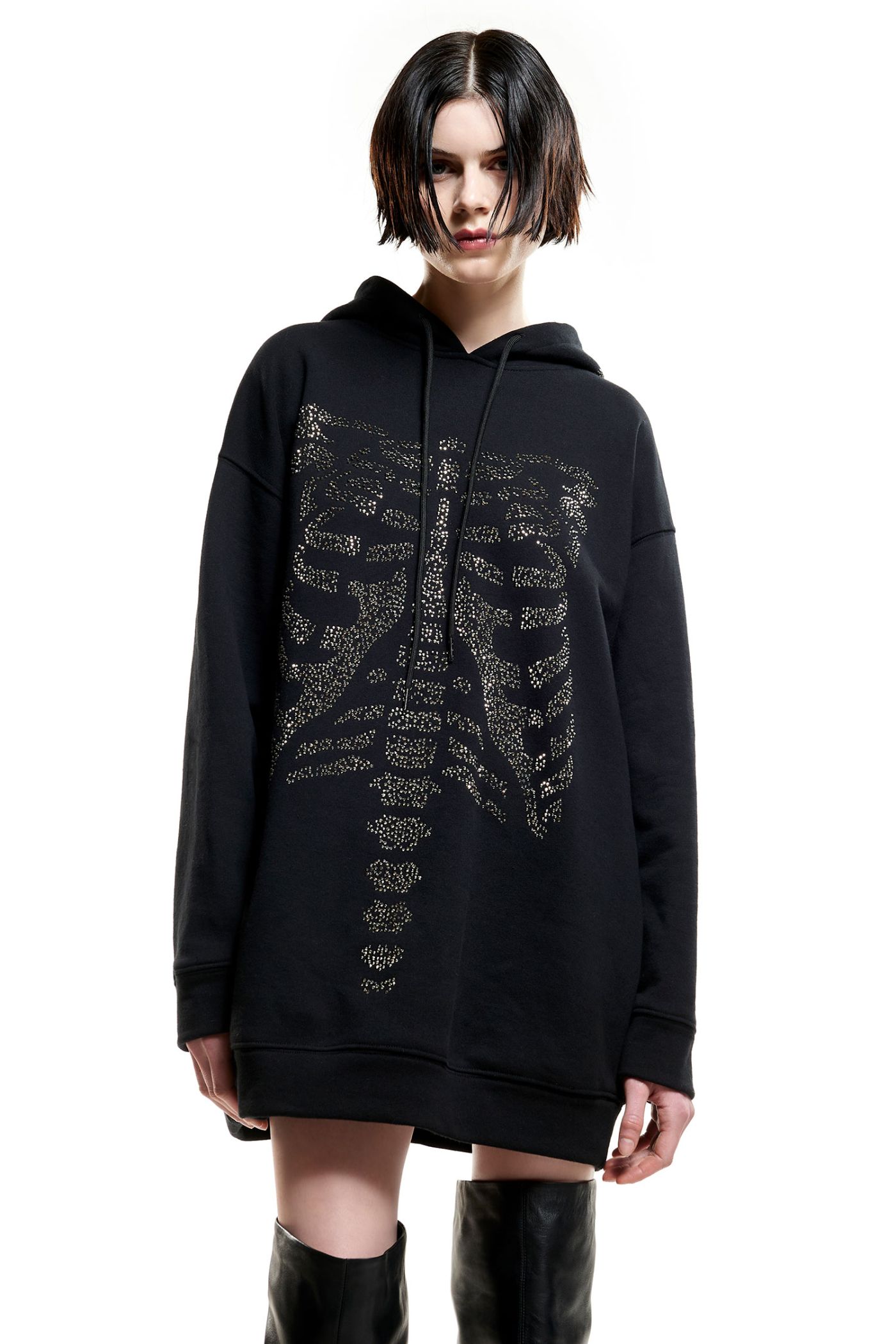 SKULL HOODIE ADDAMS