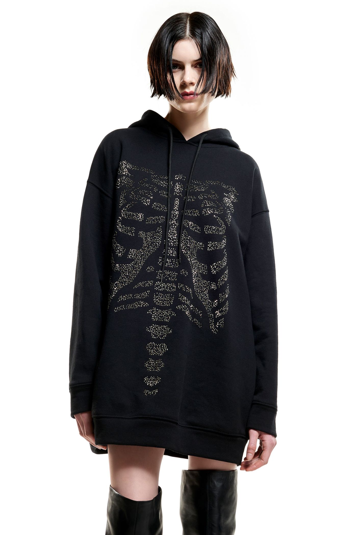 SKULL HOODIE ADDAMS Aniye By