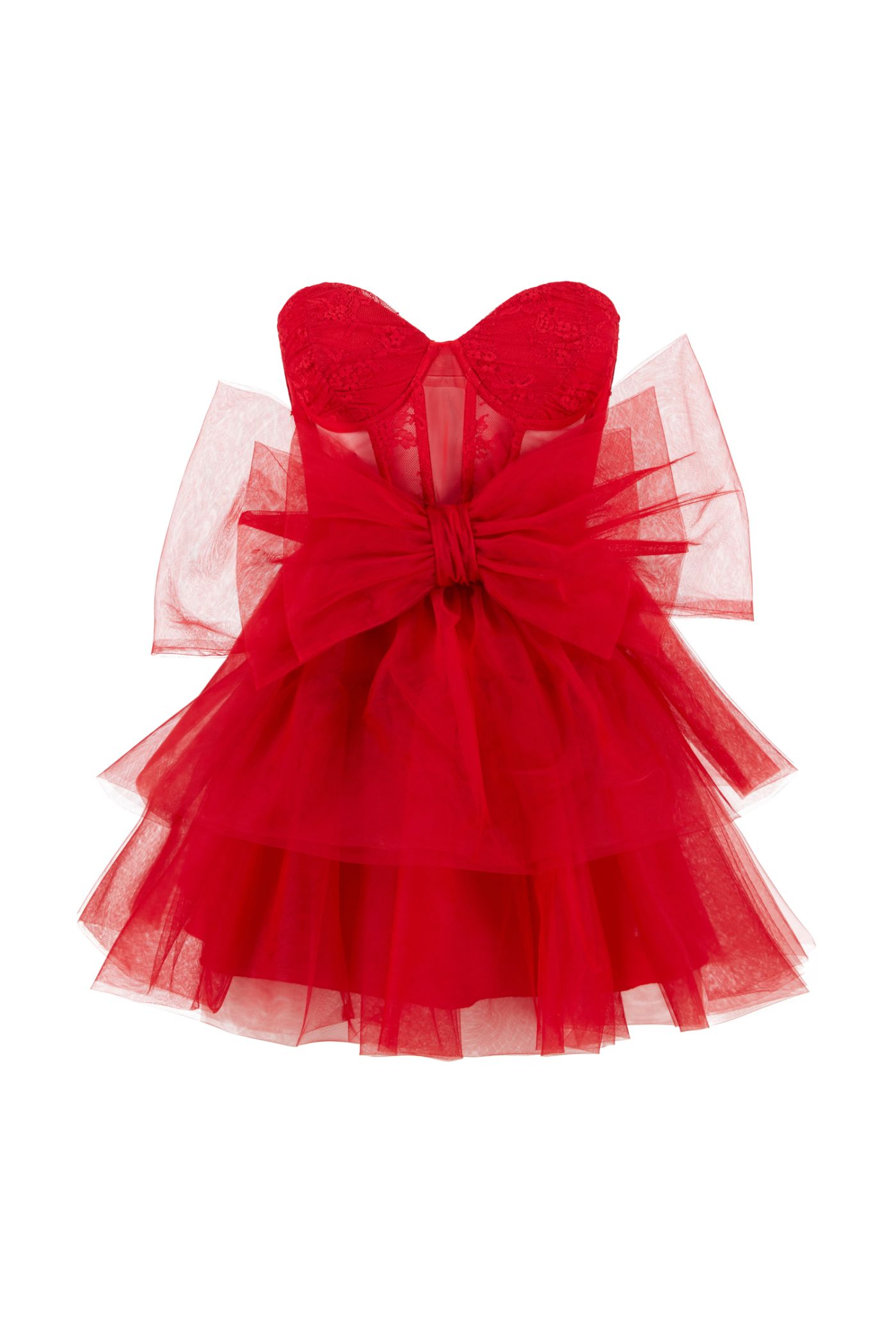 TULL RIBBON DRESS