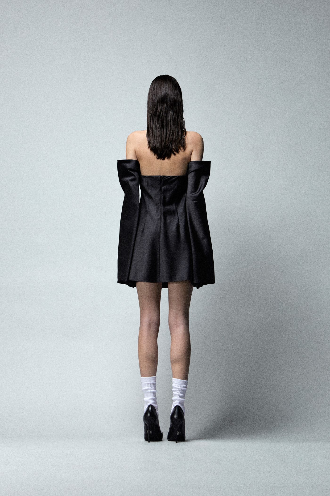 brille Ange であえ de brille mini dress ベージュ