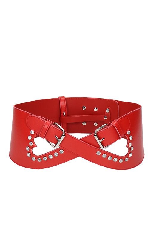 DOUBLE HEART BELT