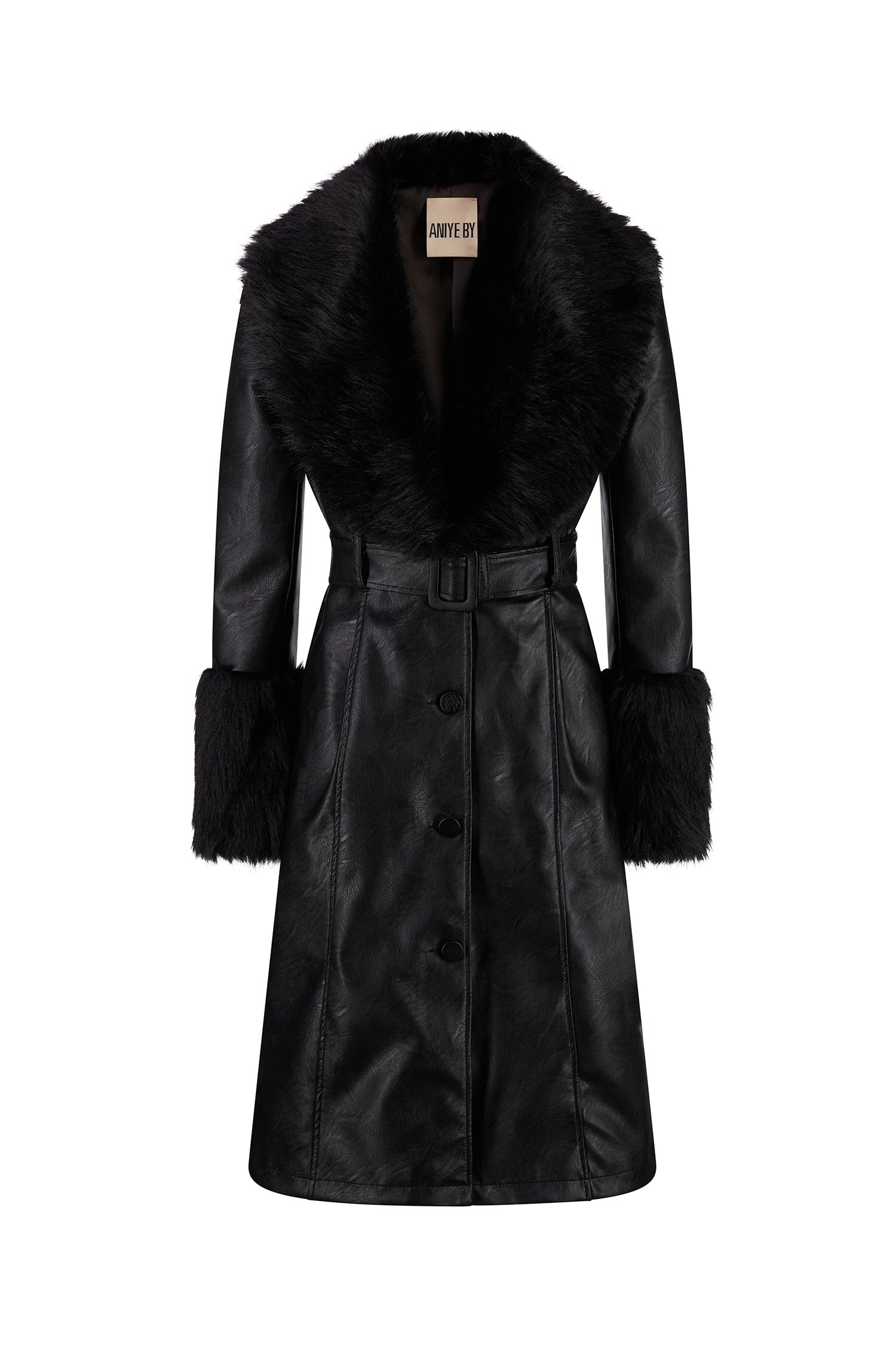 Donna Abbigliamento da Cappotti da Pellicce e ecopellicce Teddy coat di Aniye By in Nero 