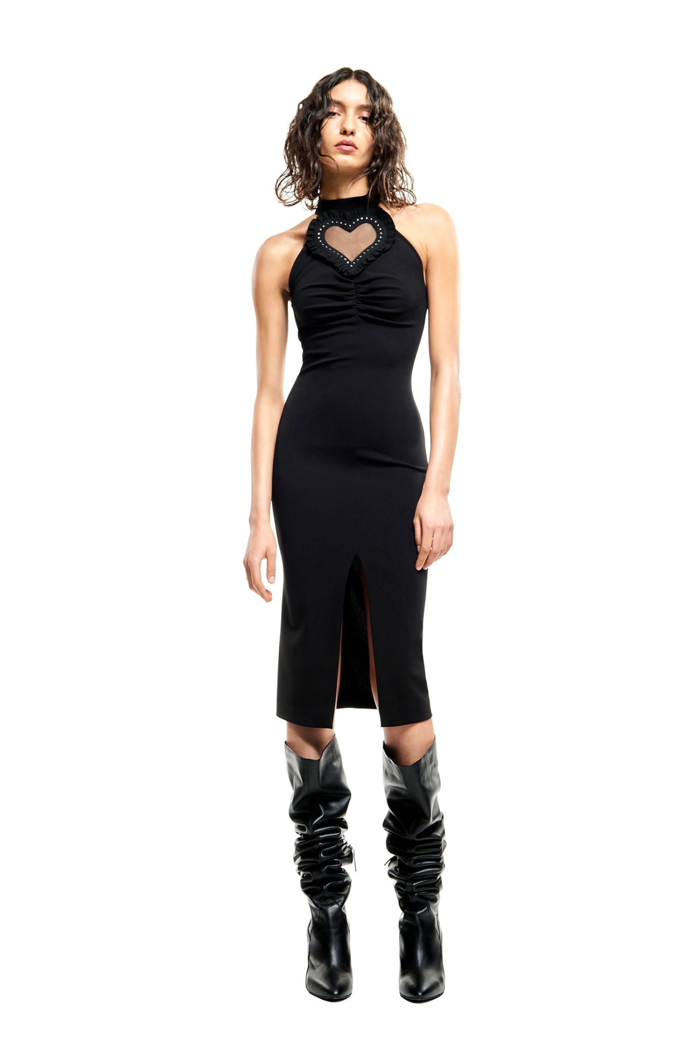 HEART MIDI DRESS